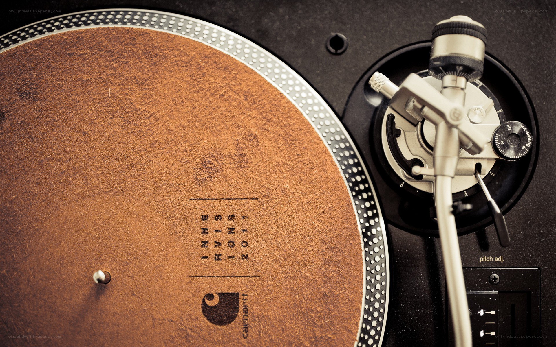 turntable with carhartt slipmat