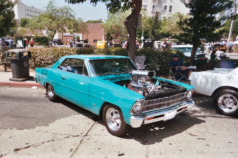 Turquoise Classic Car
