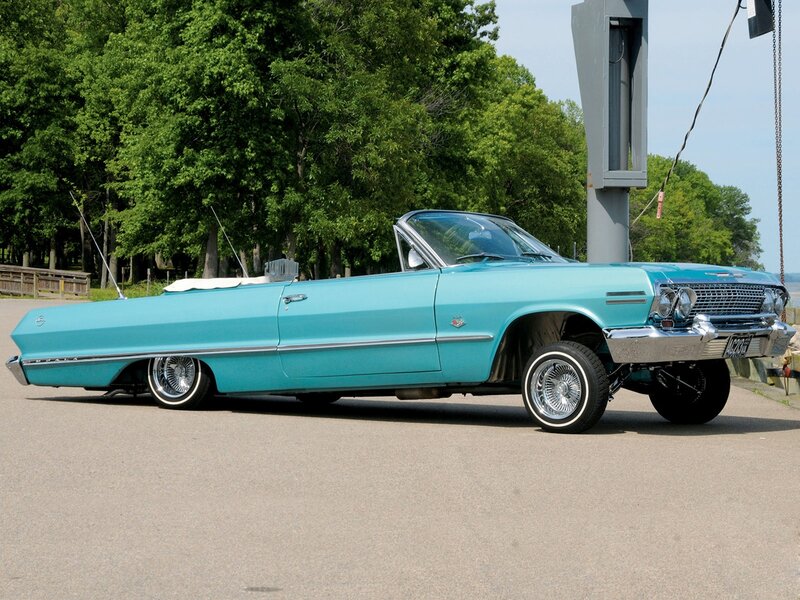 Turquoise Convertible Car
