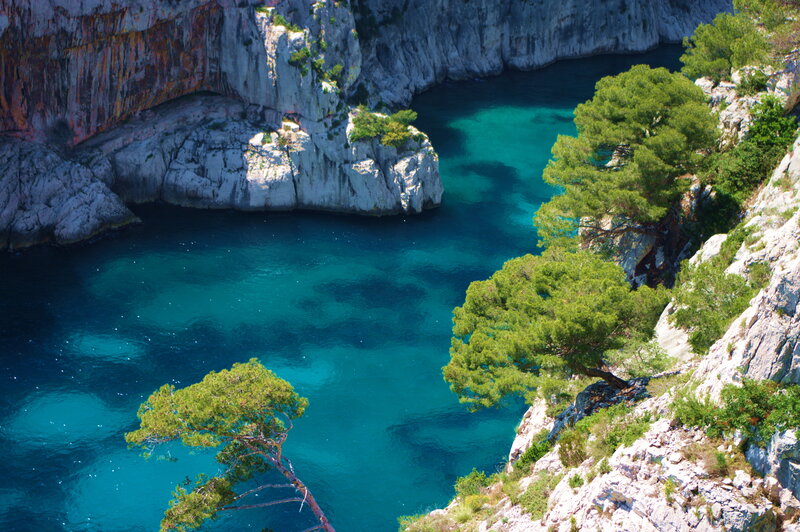 Turquoise Cove with Cliffs