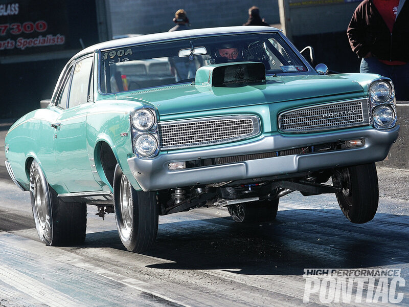 Turquoise Drag Racing Car