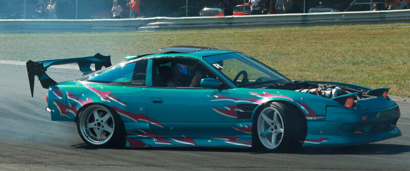 Turquoise Drift Car