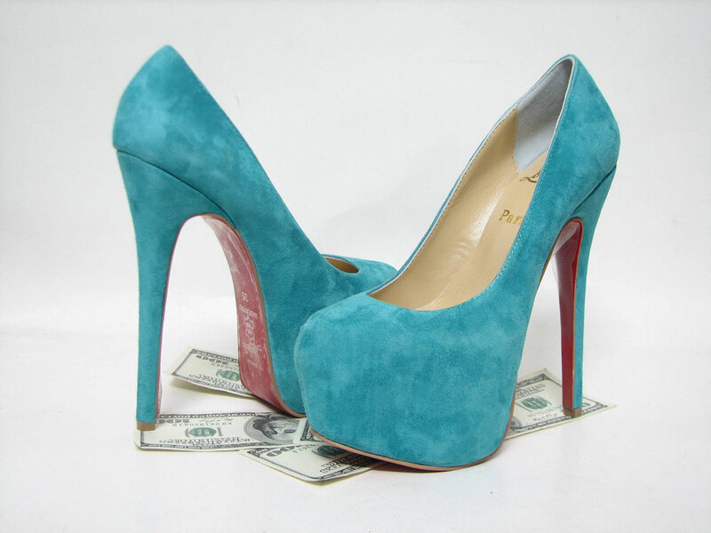 Turquoise High Heels