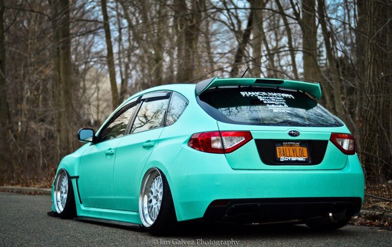 Turquoise Modified Car — Cyan, Calm