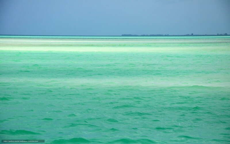 Turquoise ocean waters