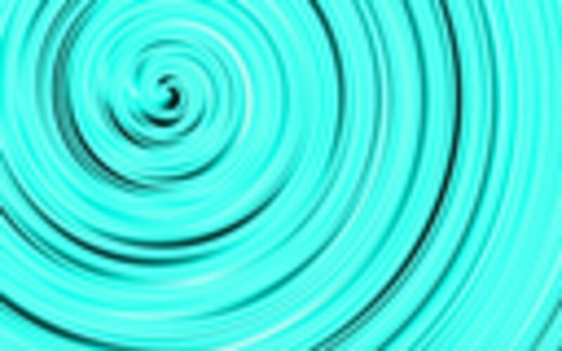 Turquoise Spiral Pattern