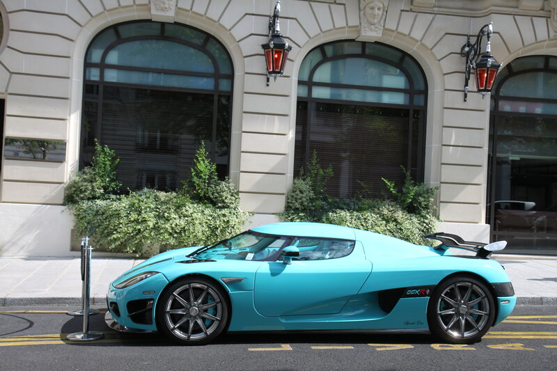 Turquoise Sports Car — Cyan, Calm
