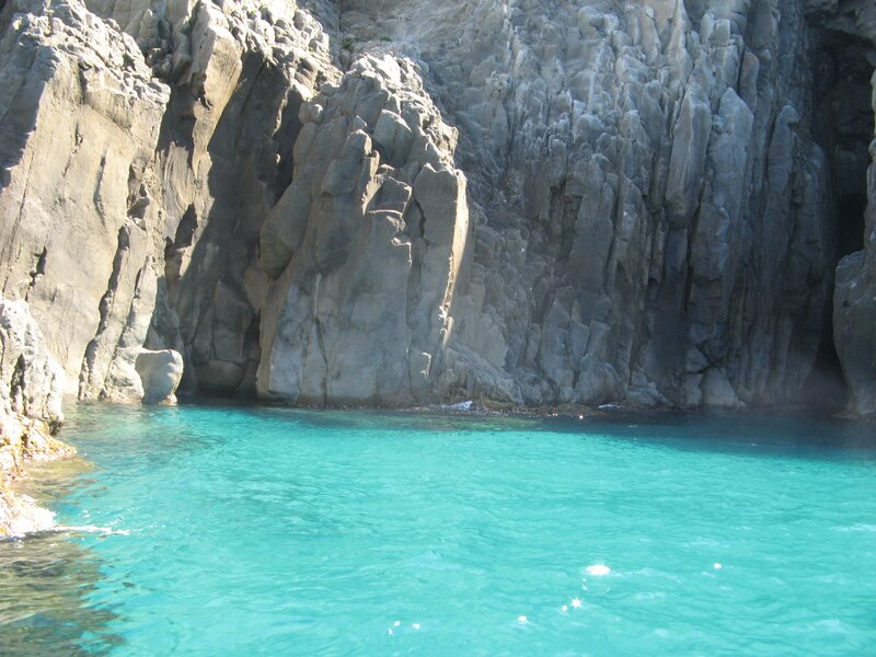 turquoise water cove
