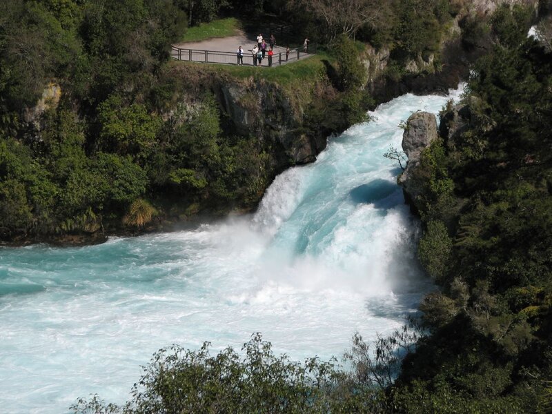 Turquoise Waterfall — Blue, Dramatic