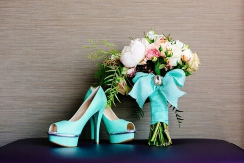 Turquoise Wedding Shoes