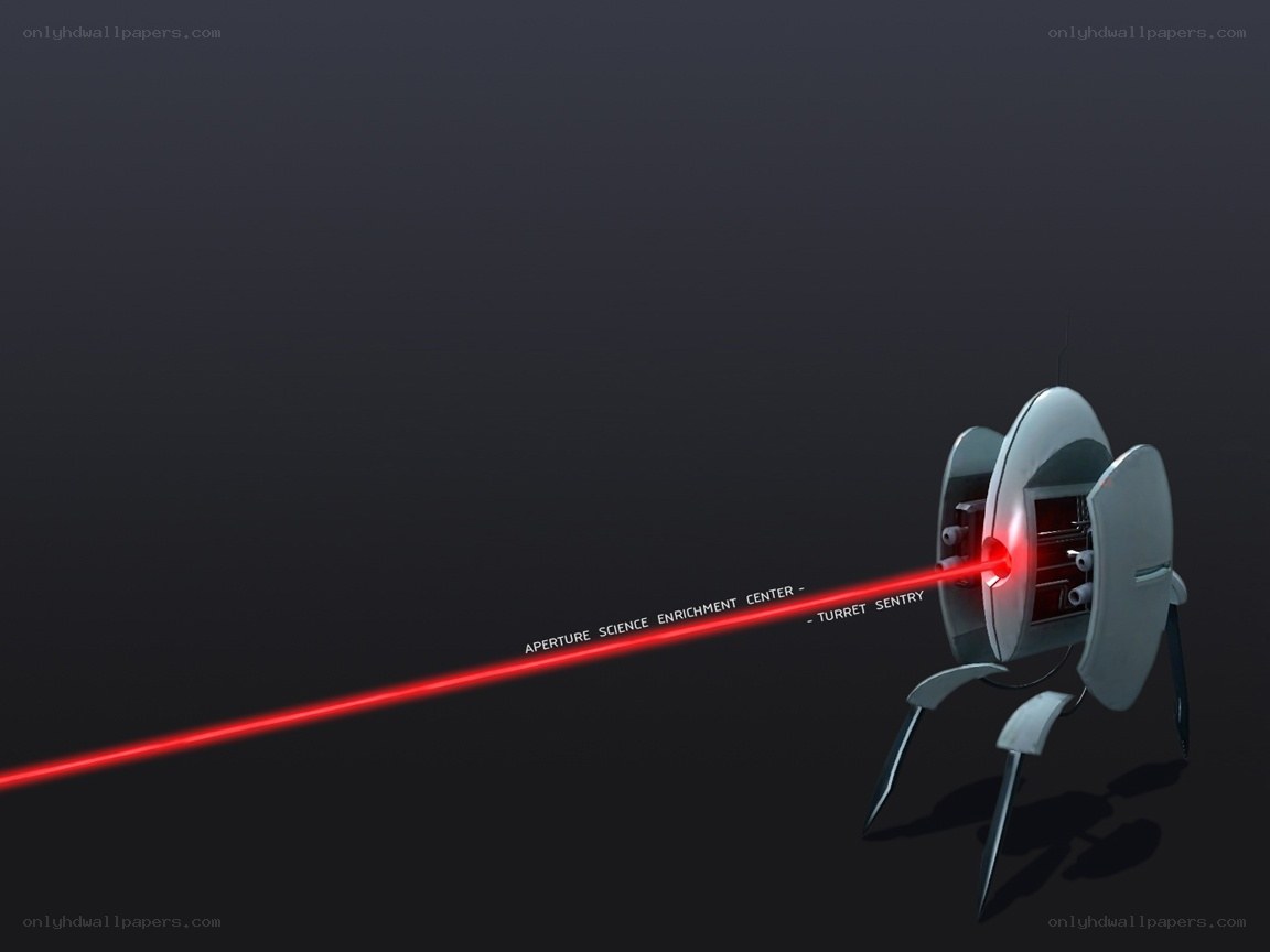 Turret Sentry firing laser