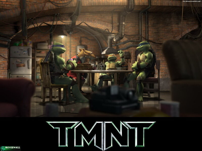 Turtle Characters at Table