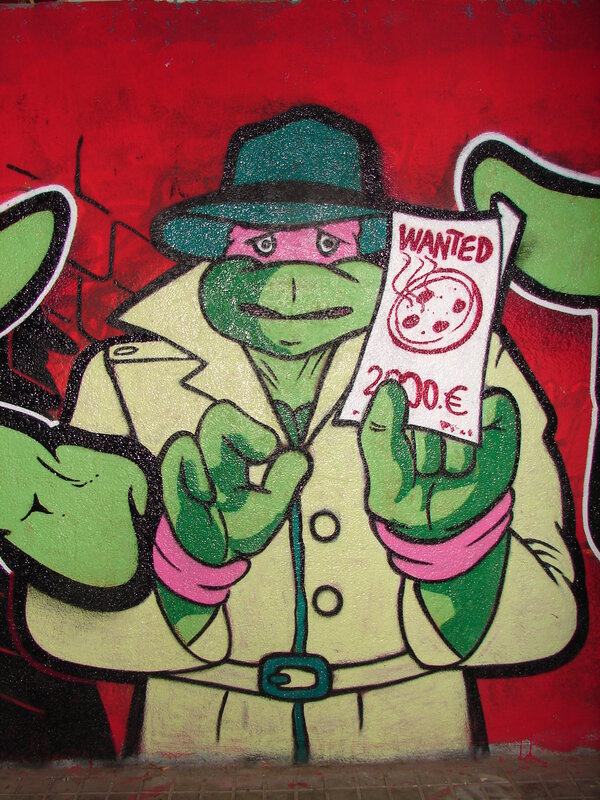 Turtle detective wanted poster