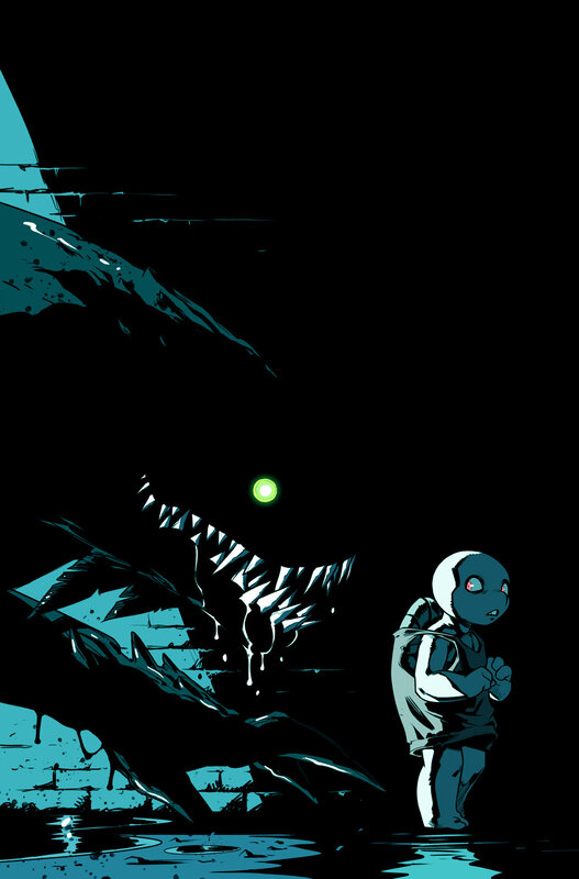 Turtle-like Creature Facing Monster