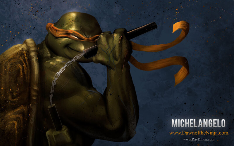 Turtle Ninja with Nunchucks — Green