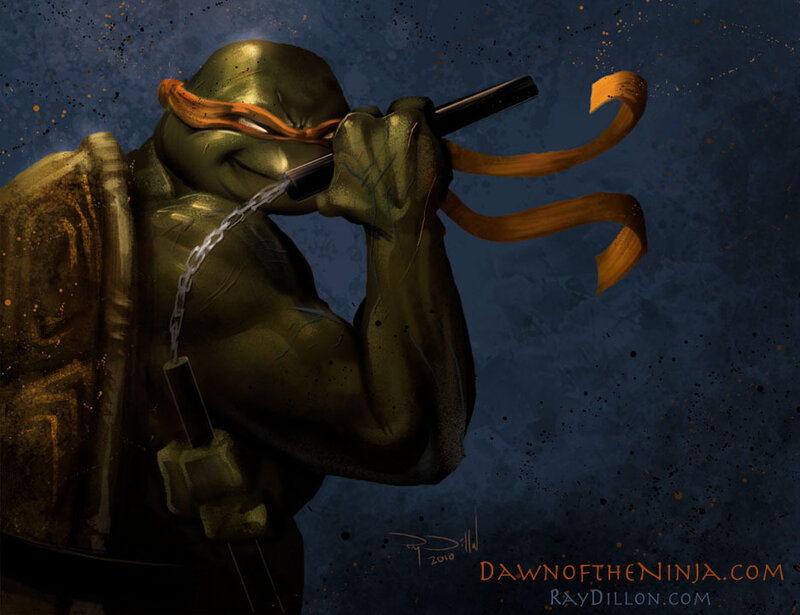 Turtle Ninja with Nunchucks