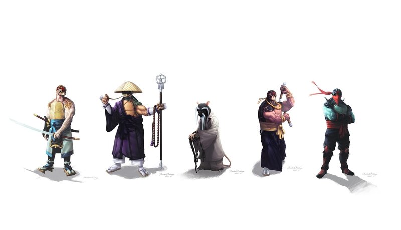 Turtle ninjas concept art