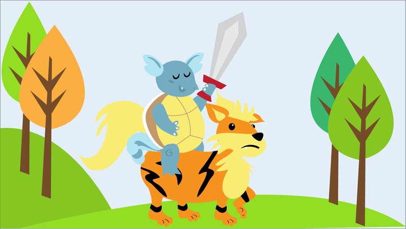 Turtle Riding a Fox