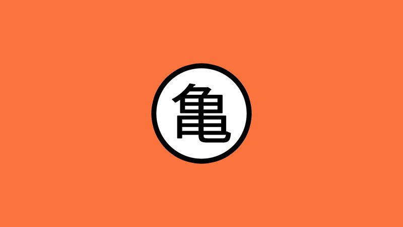 Turtle Symbol in Circle