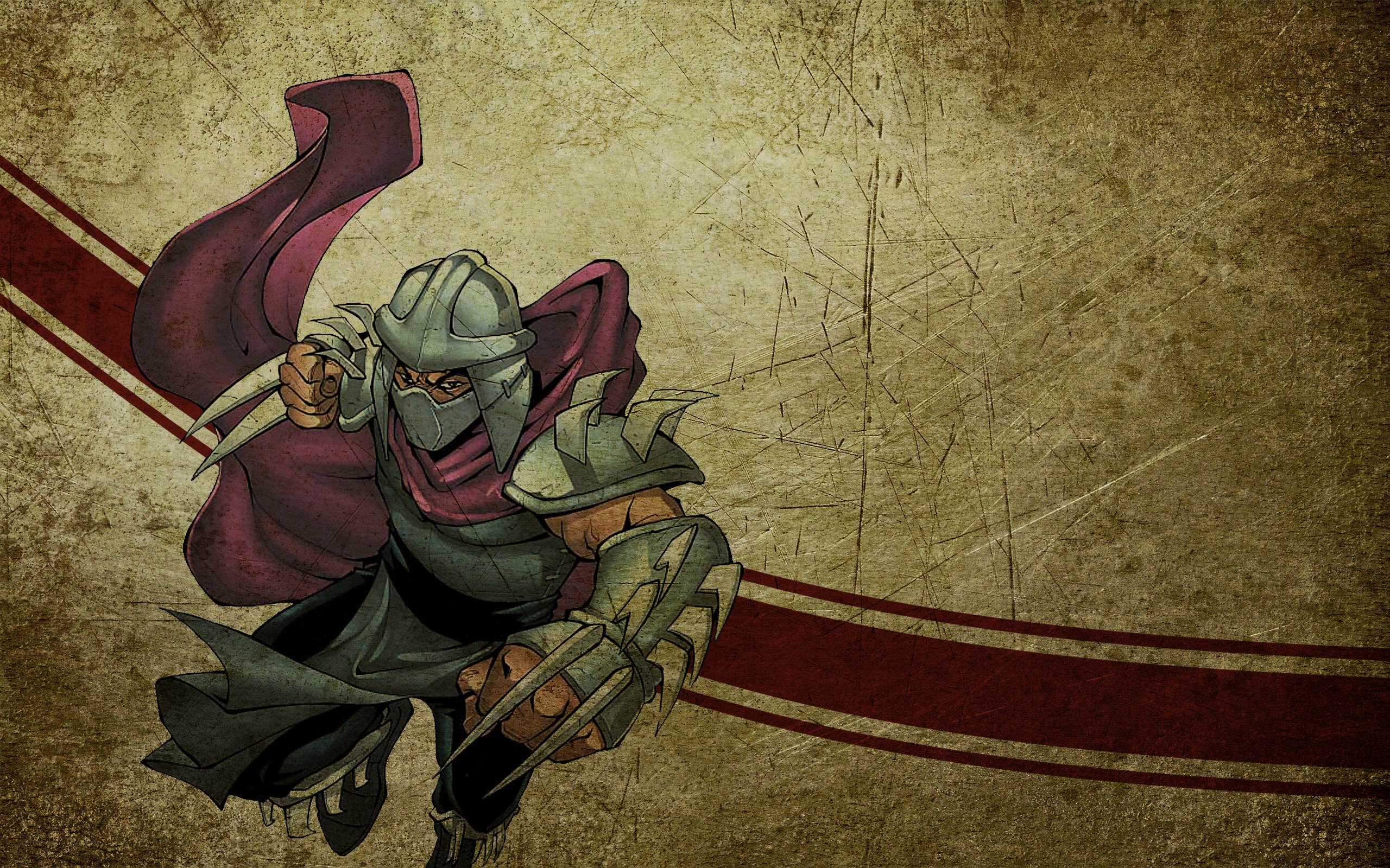 Turtle warrior in action
