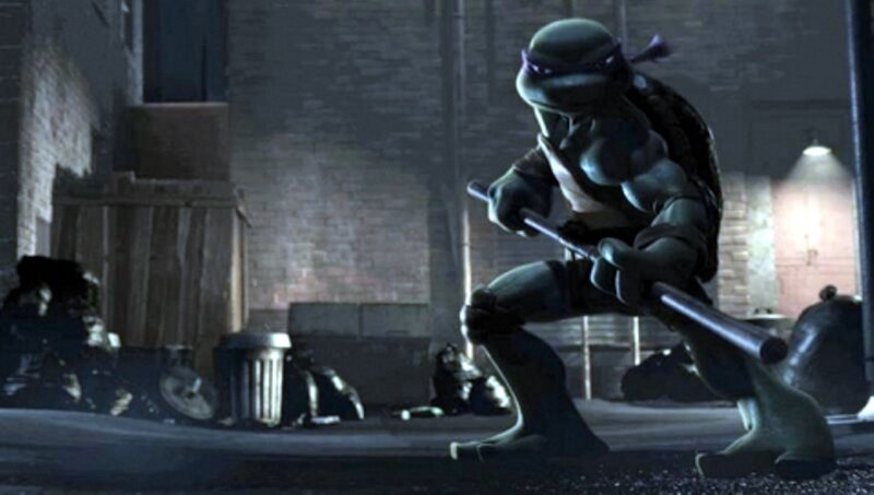 turtle warrior in alley