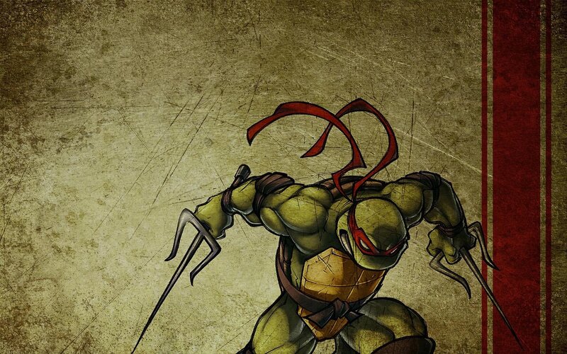 Turtle Warrior with Nunchucks — Dramatic