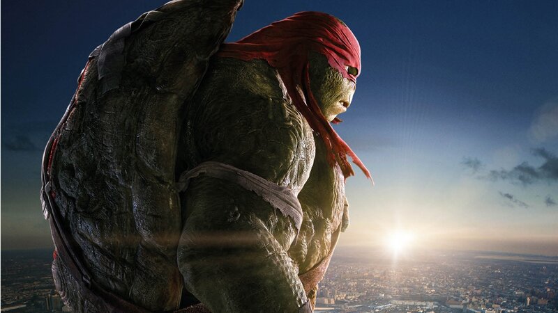 Turtle Warrior with Red Bandana — Green