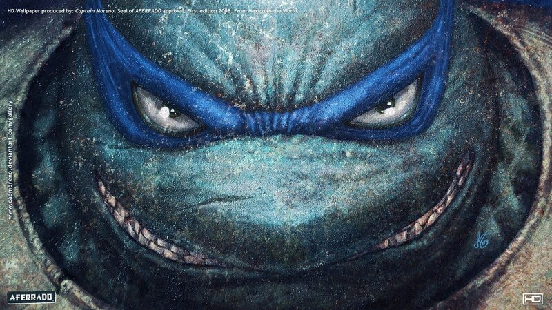 Turtle with Blue Mask