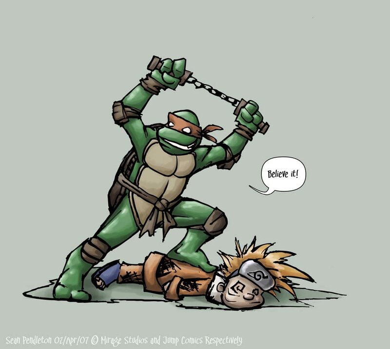 Turtle with chain weapon