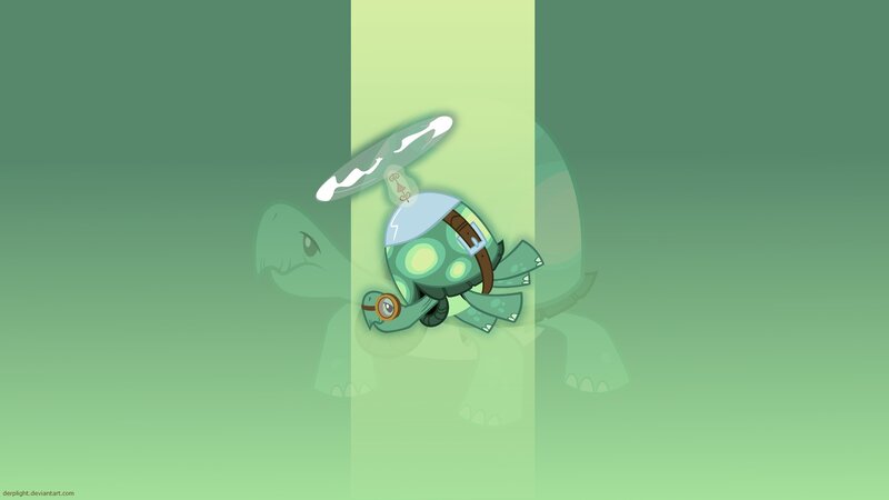 turtle with propeller helmet