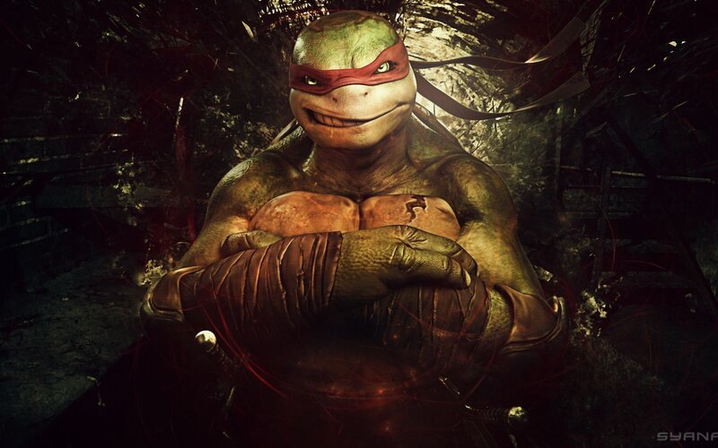 Turtle with Red Bandana