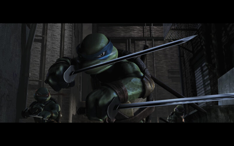 Turtles in a dark alley