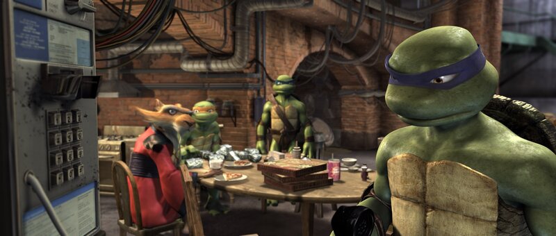 Turtles in a lair