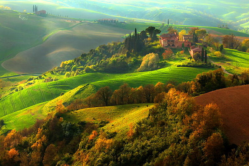 Tuscan Countryside — Green