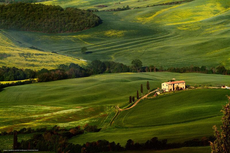 Tuscan countryside landscape