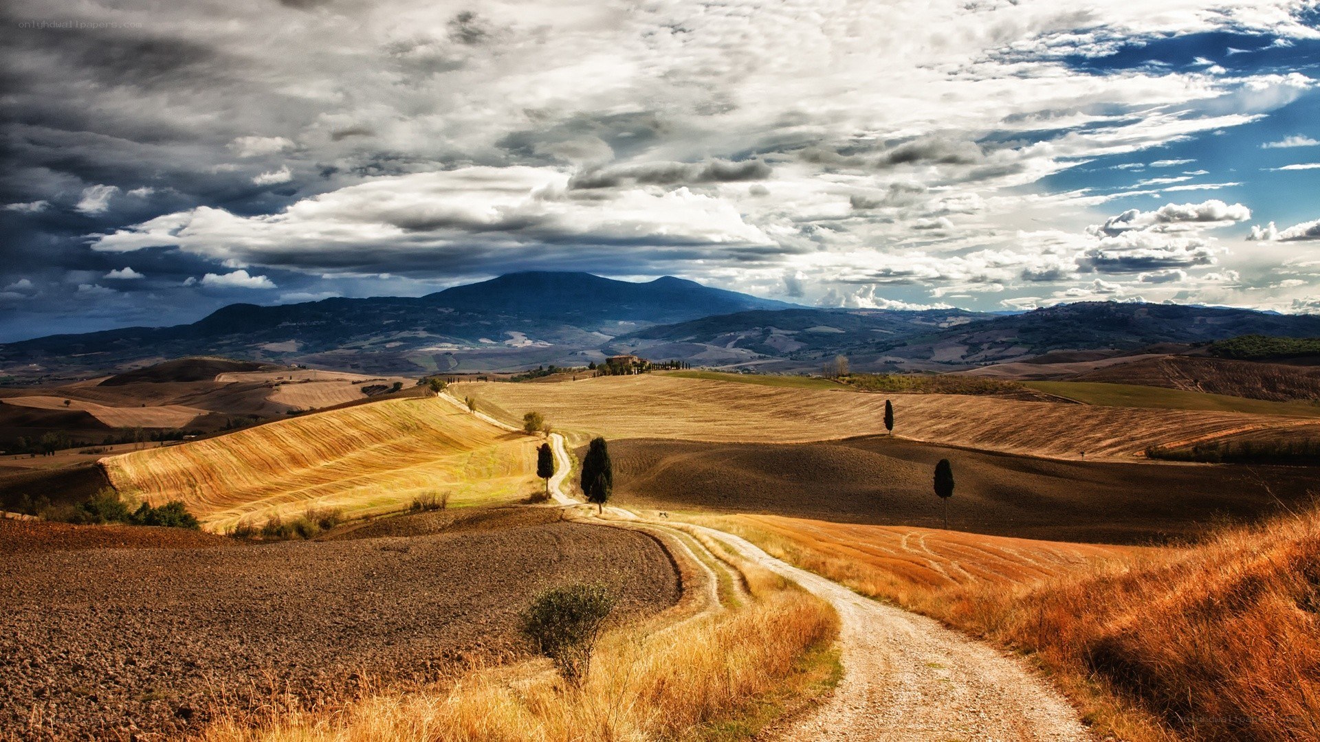 Tuscan countryside landscape