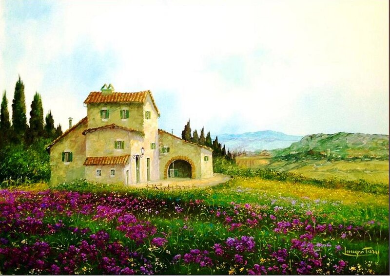 Tuscan Farmhouse — Purple
