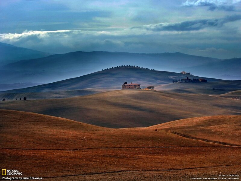 Tuscan Hills at Dusk