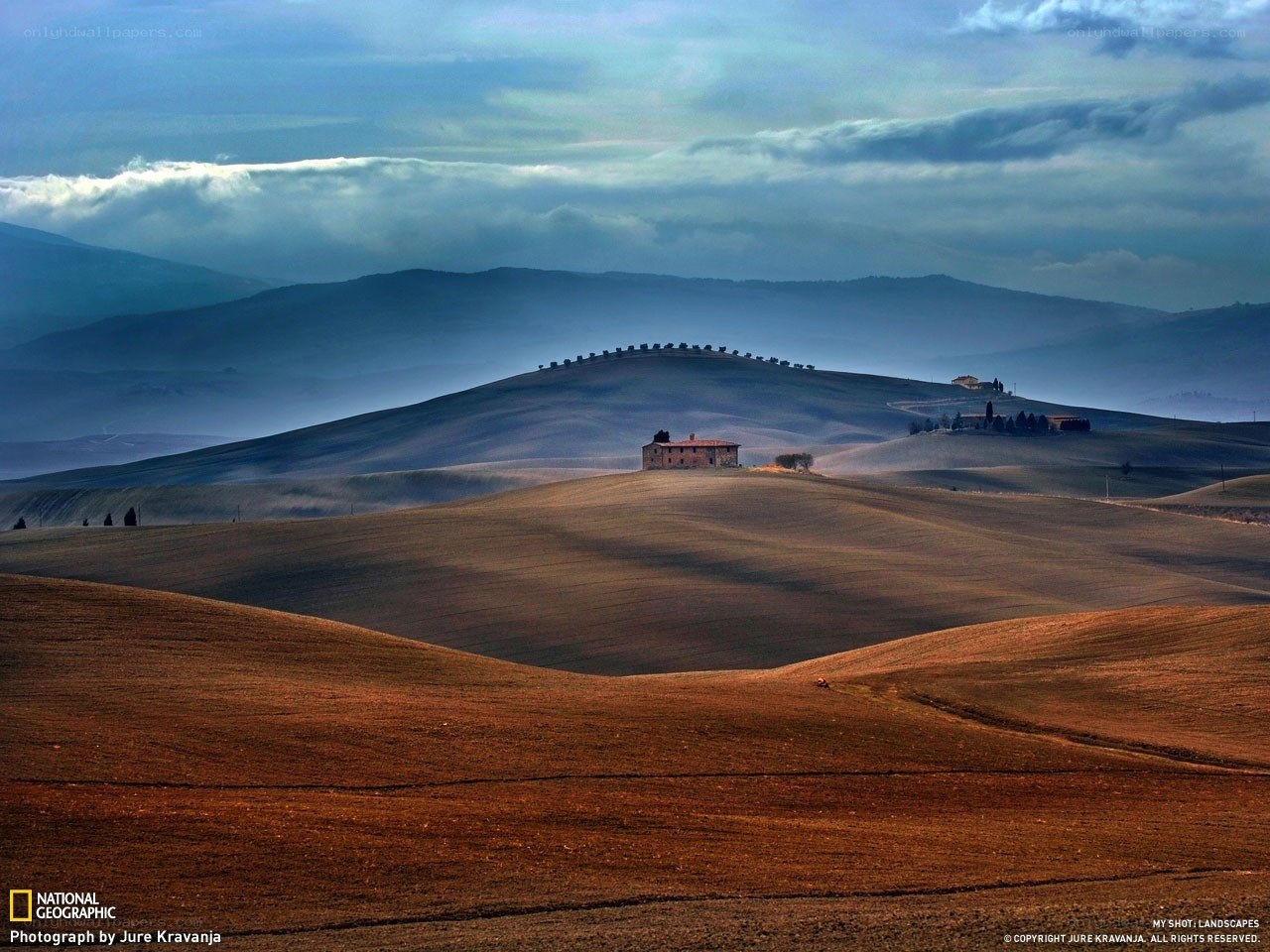 Tuscan Hills at Dusk