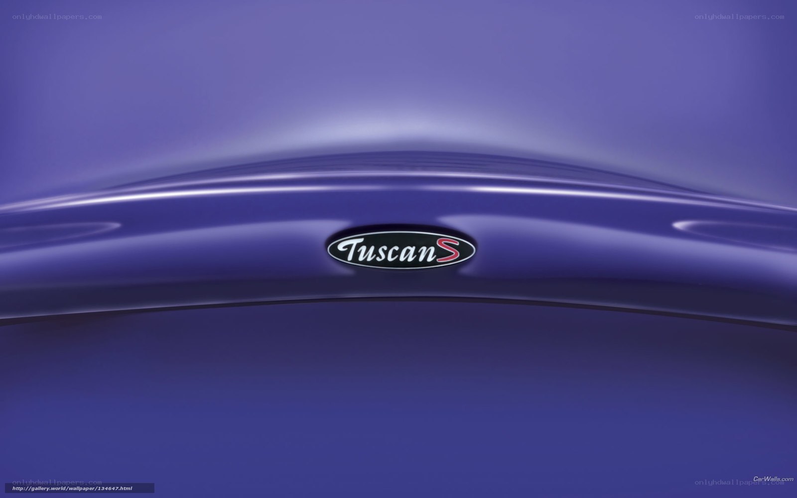 Tuscan S emblem close-up