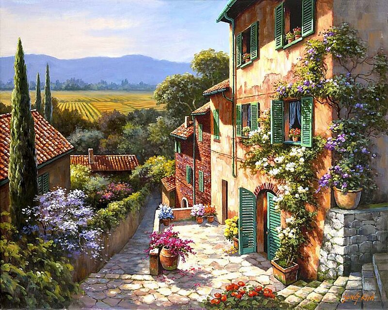 Tuscan Village Alley