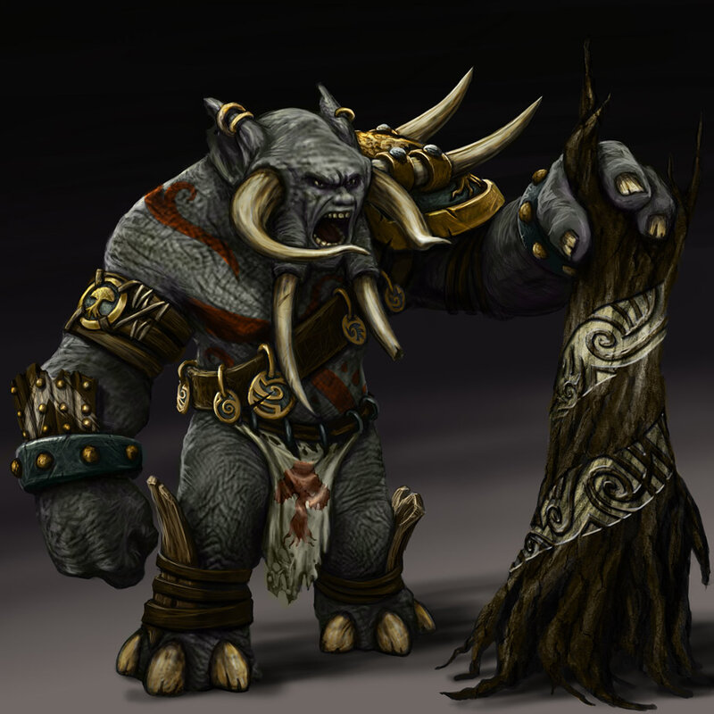 tusked beast warrior