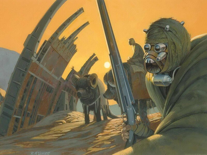 Tusken Raider with Blaster — Orange