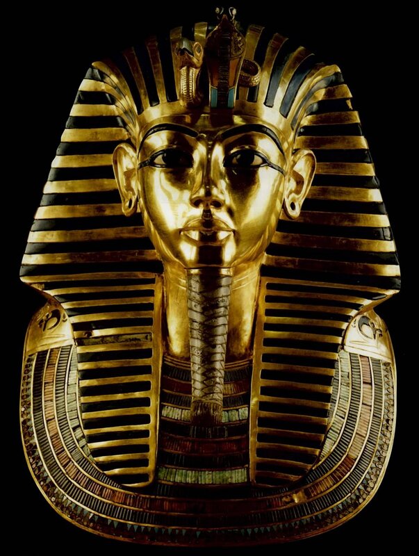 Tutankhamun's golden burial mask