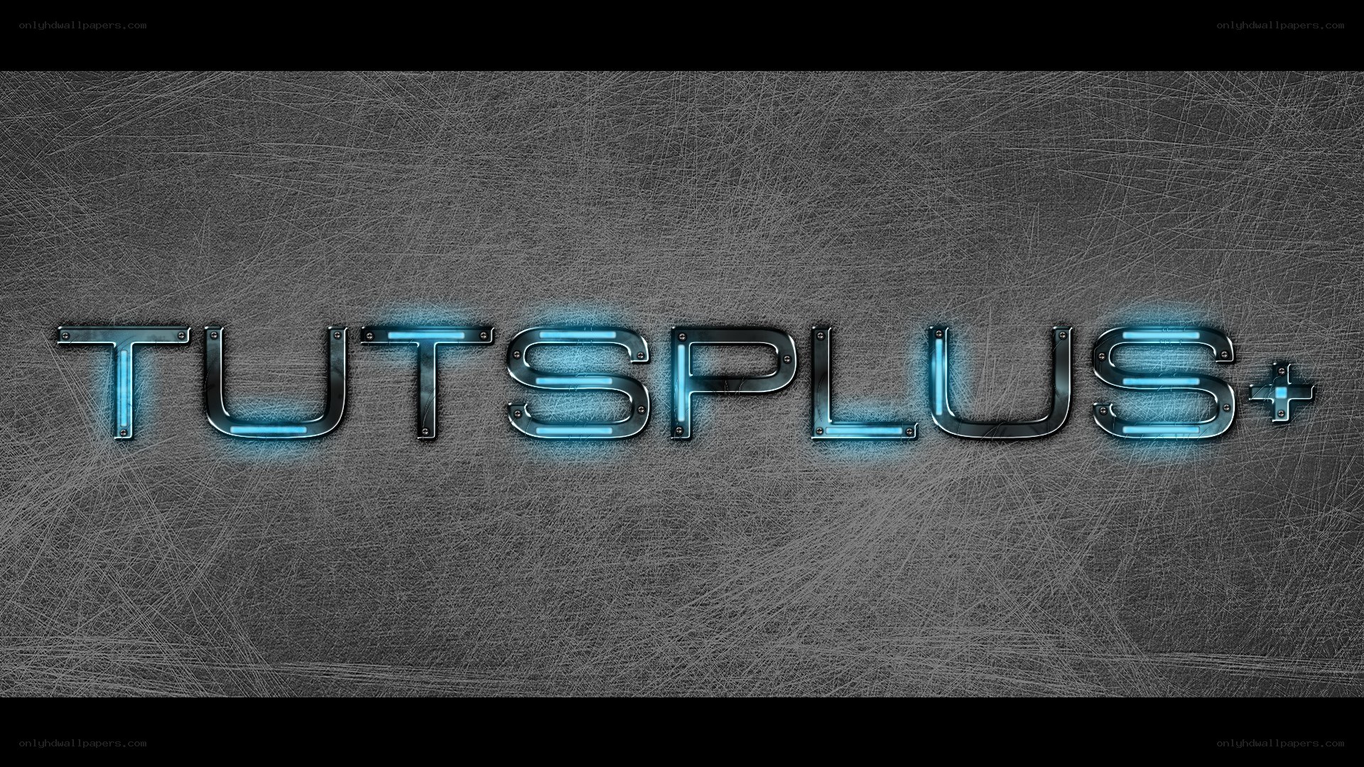 TutsPlus logo on metal