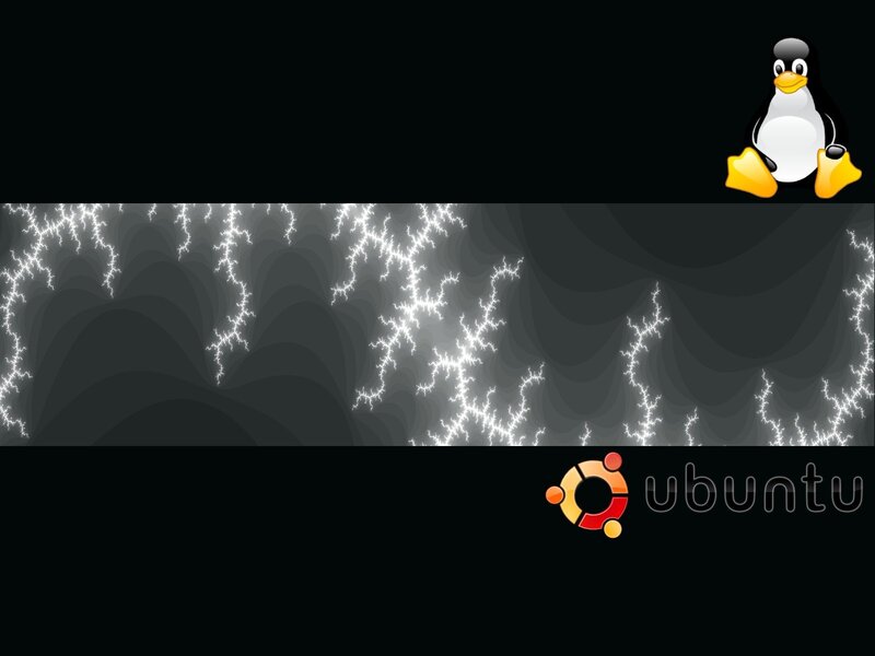Tux Penguin and Ubuntu Logo