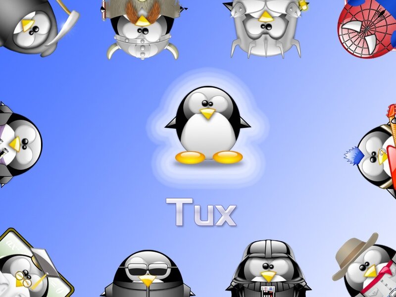 Tux penguin characters