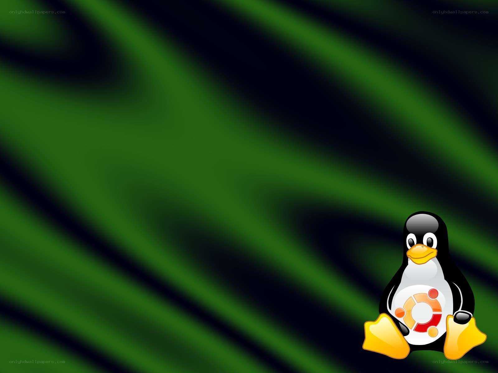 Tux penguin with Ubuntu logo