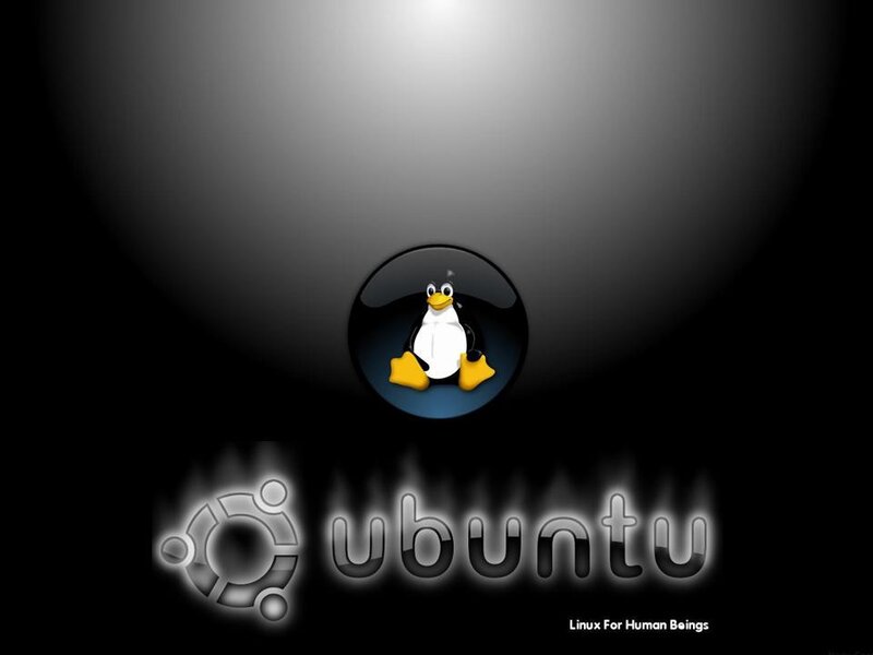 Tux the Penguin — Black, Dramatic, Digital Art