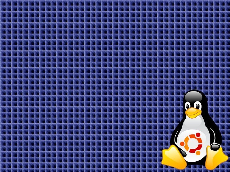 Tux the Penguin — Blue, Neutral, Digital Art, Logo